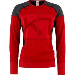 Kari TraaDamen Stil Half Zip Longsleeve