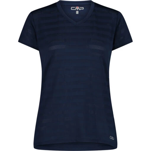 CMPDamen Striped Mesh T-Shirt